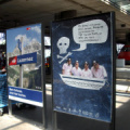 Plakat am Bahnhof Luzern