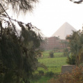 Erster Blick auf die Pyramiden