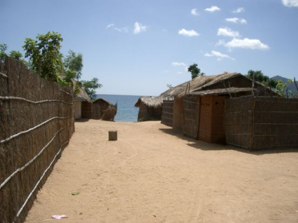 Hütten in Malawi
